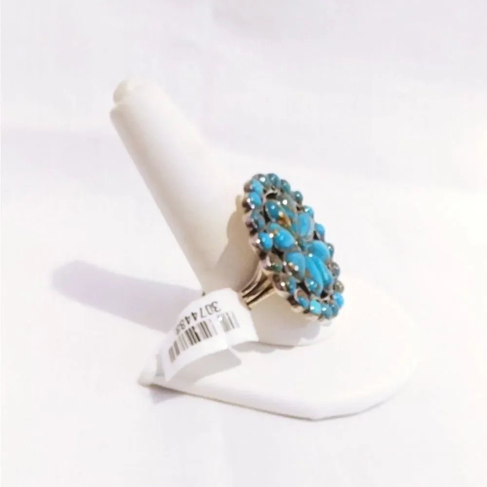 Mojave Blue Turquoise Sterling Silver Ring